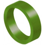 Bague d'identification vert-foncé, en aluminium anodisé, Ø 2.00 mm