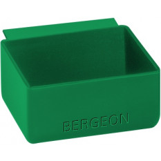 Boîte en plastique vert, 42 x 29 x 25 mm