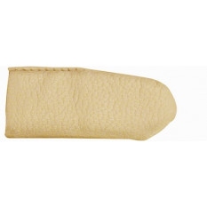 Doigtier en peau de daim blanche, taille S, épaisseur 0,8 mm